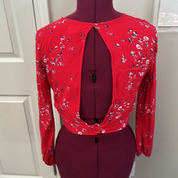 Floral wild fable cropped top - Picture 7 of 8